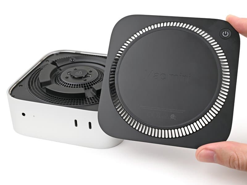 Mac mini interior view